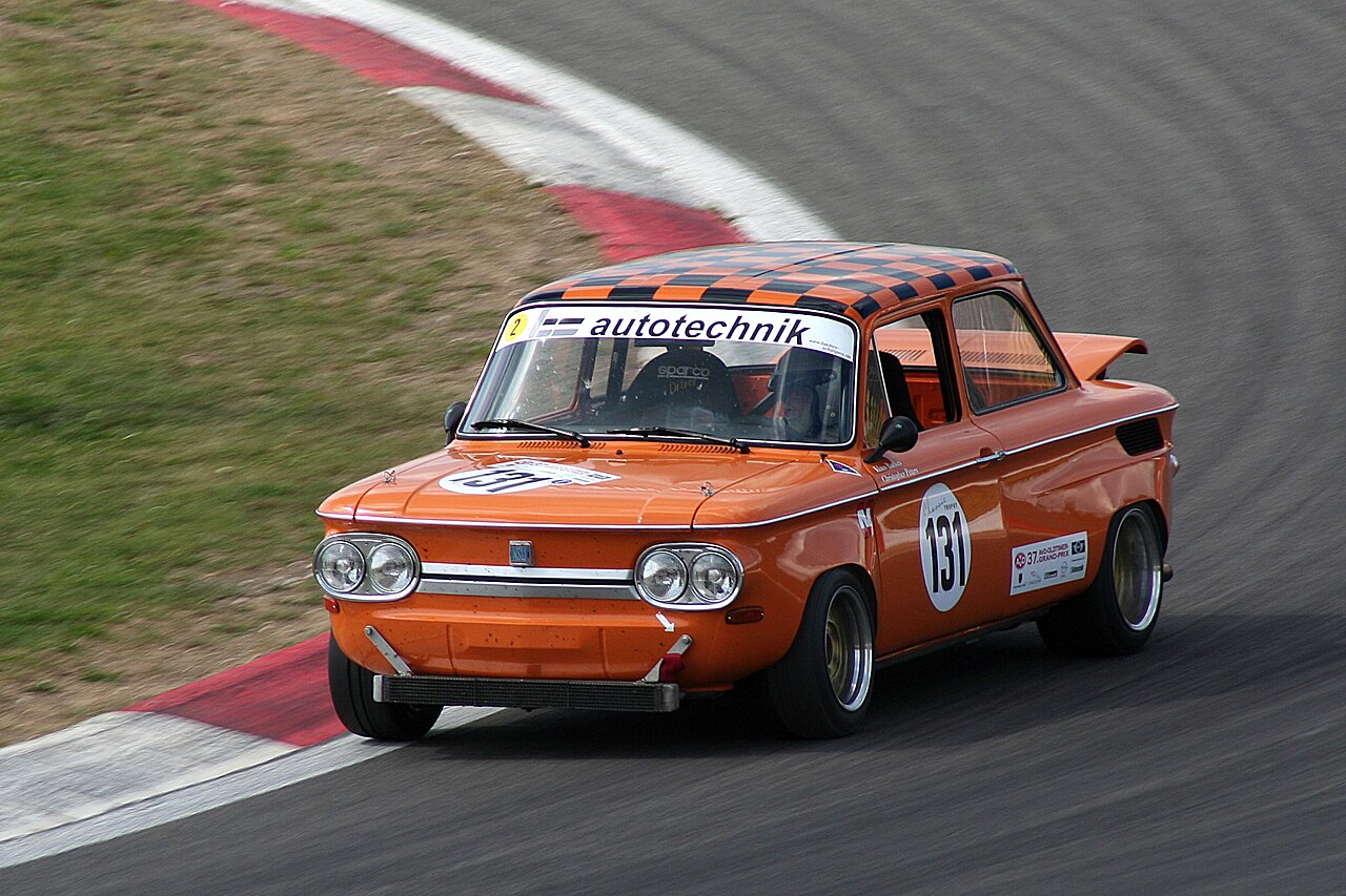 NSU TT, der Sportwagen mit Heckmotor, hier in Rennausführung