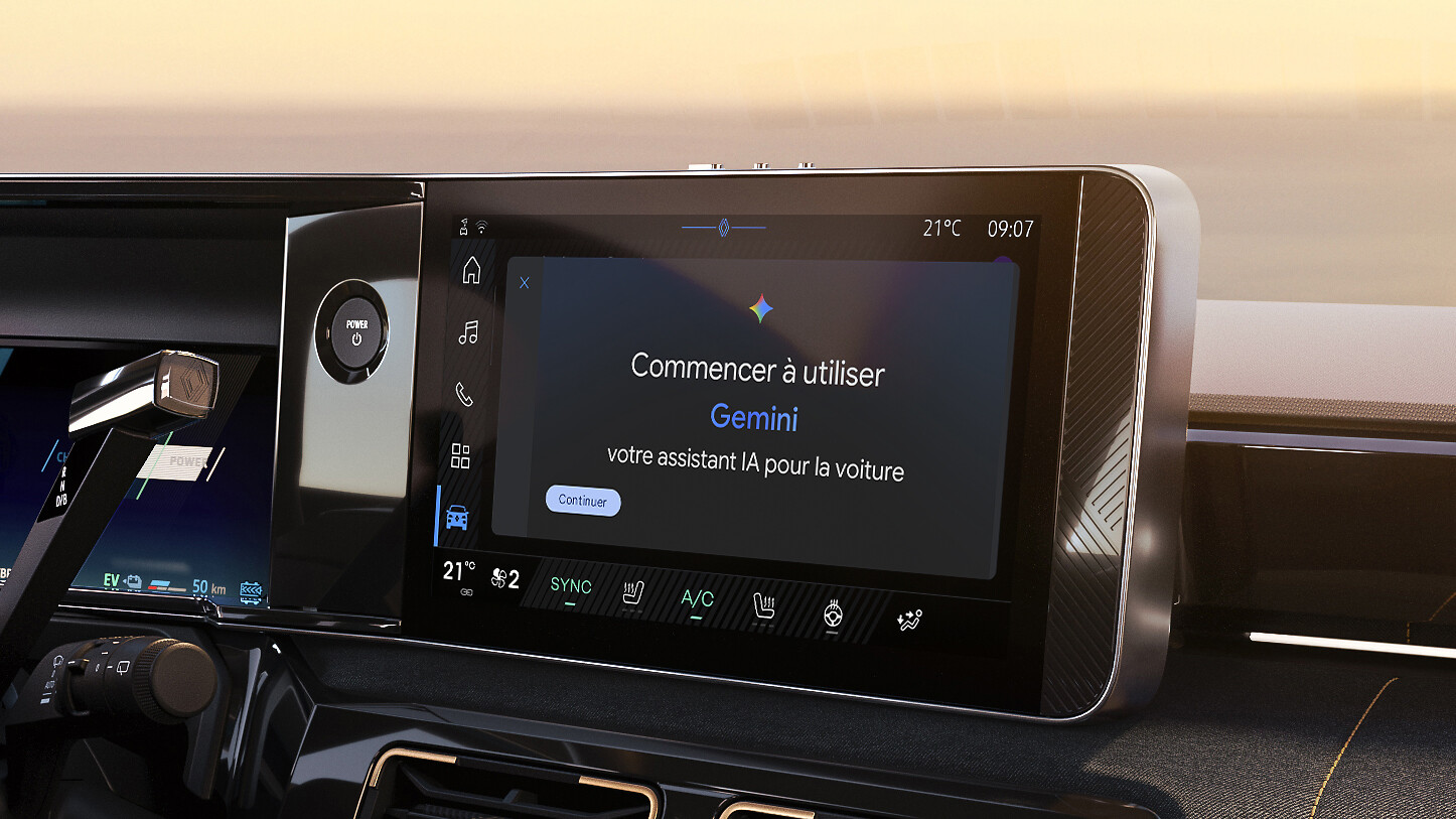 Gemini au volant : Renault fait entrer l'IA de Google dans l'habitacle