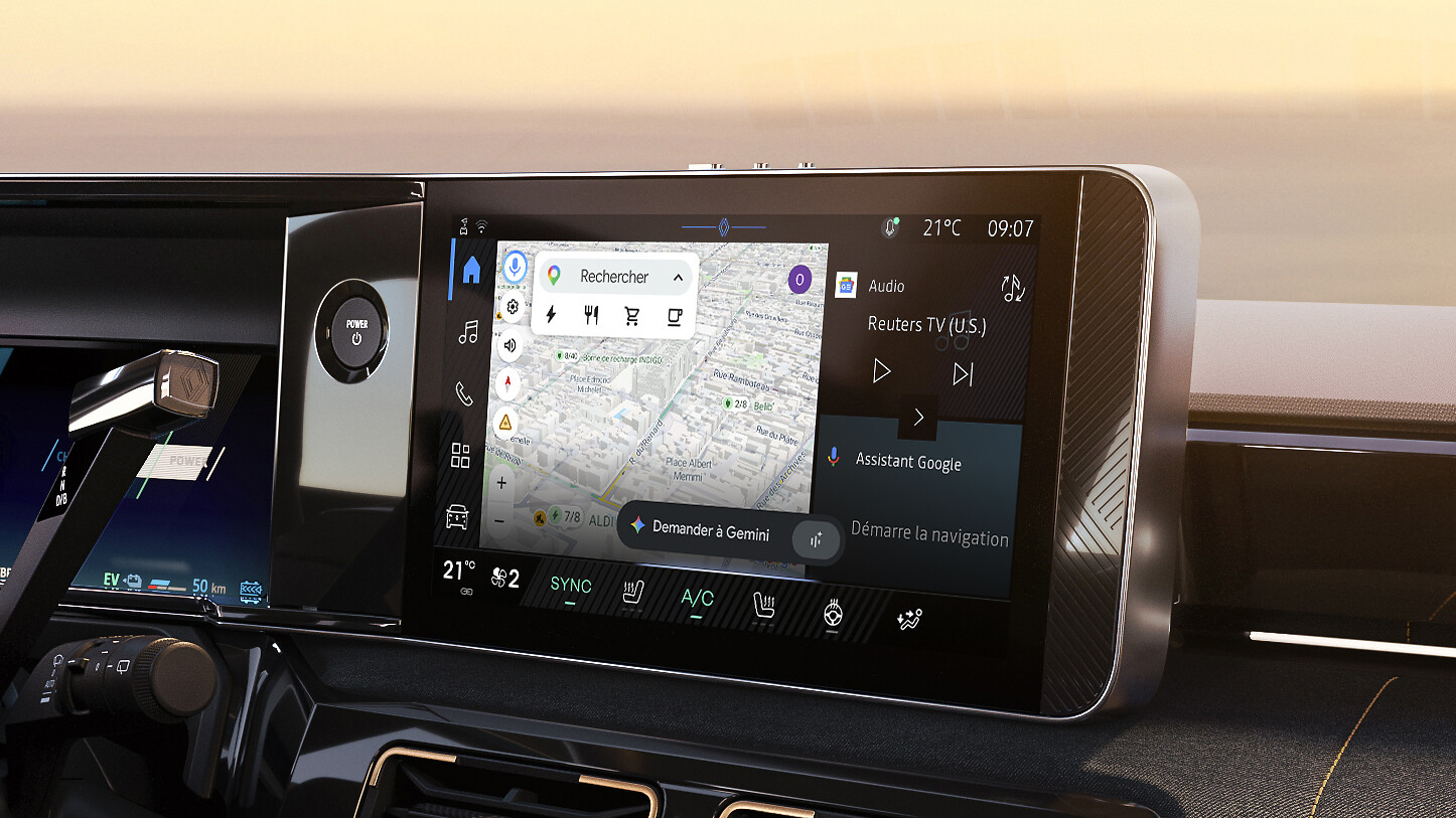Gemini au volant : Renault fait entrer l'IA de Google dans l'habitacle
