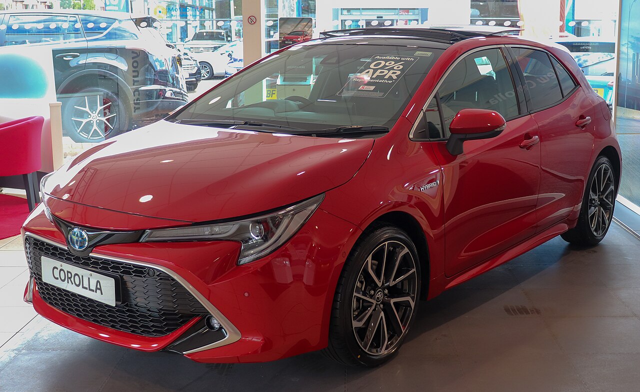 La Corolla hybride actuelle (E210, apparue en 2019) : en Europe, elle ne se vend plus qu'en version électrifiée.